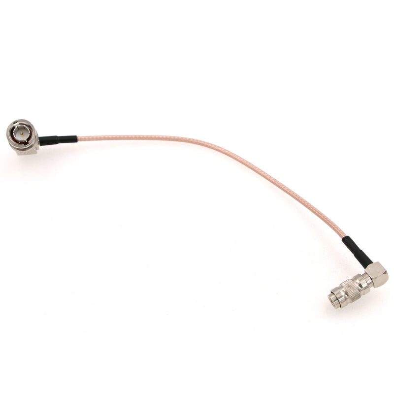  [AUSTRALIA] - Eonvic Right Angle BNC Male to DIN1.0/2.3 RG179 Coax 75ohm SDI Pigtail Blackmagic Cable