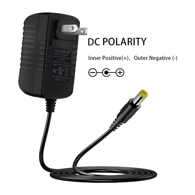  [AUSTRALIA] - UL Certification DC12V2A Power Adapter, AC100-240V to DC12V Transformer, Switching Power Supply for 12V Surveillance Cameras, 12V2A Power Adapter, 2.1mm X 5.5mm Plug (2 pcs)