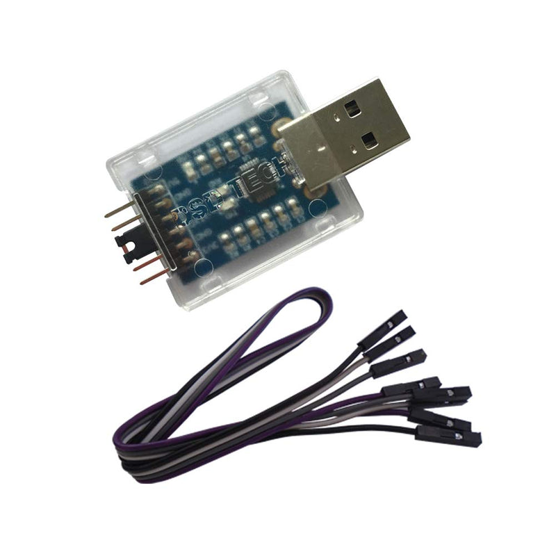  [AUSTRALIA] - DSD TECH USB to TTL Serial Converter CP2102 with 4 PIN Dupont Cable Compatible with Windows 7,8,10,Linux,Mac OSX