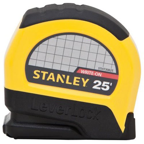  [AUSTRALIA] - Stanley STHT30825 Lever Lock Tape Rule, 25-Foot
