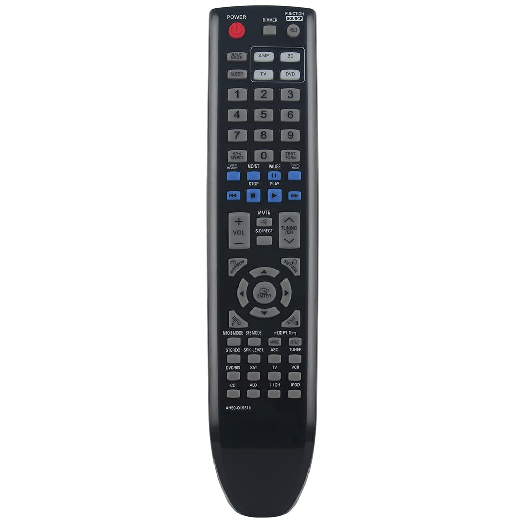  [AUSTRALIA] - AH59-01951K Replace Remote Control fit for Samsung Home Theater AV Receiver System HT-AS730 HT-AS730S HT-AS730ST HT-AS730XAA HTAS730 HTAS730S HTAS730ST HTAS730XAA