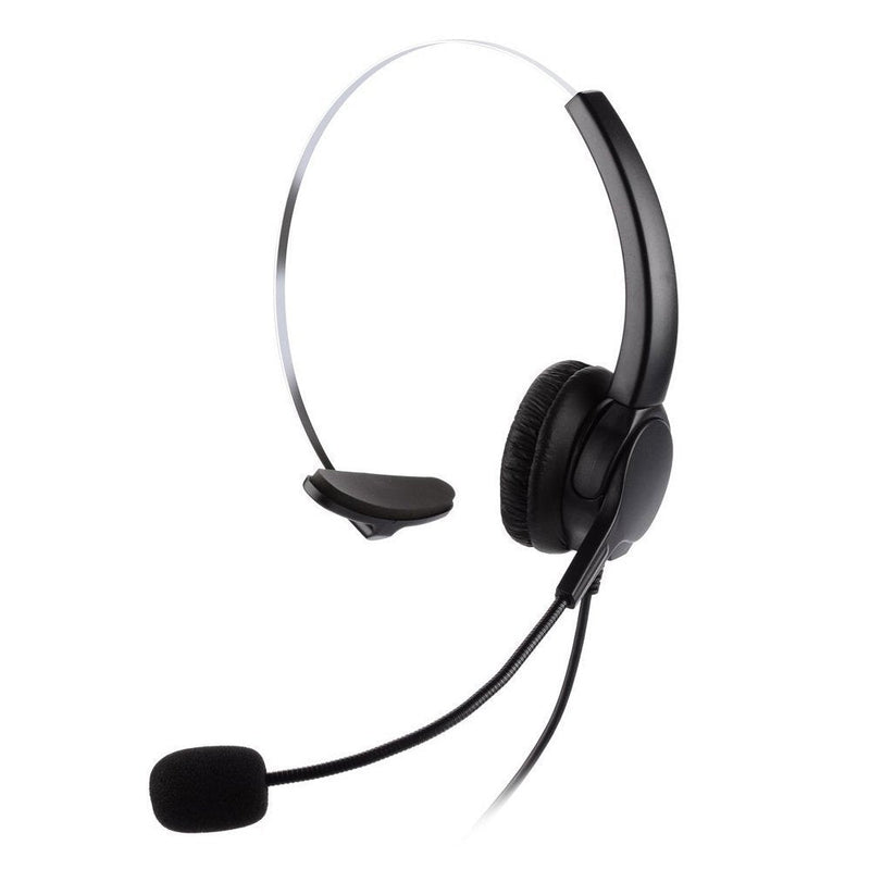 [AUSTRALIA] - TelPal Corded Noise Cancelling Monaural Headset with USB Headset Adapter as Office PC Headset for Computer/PC/Laptop Use Only UH500