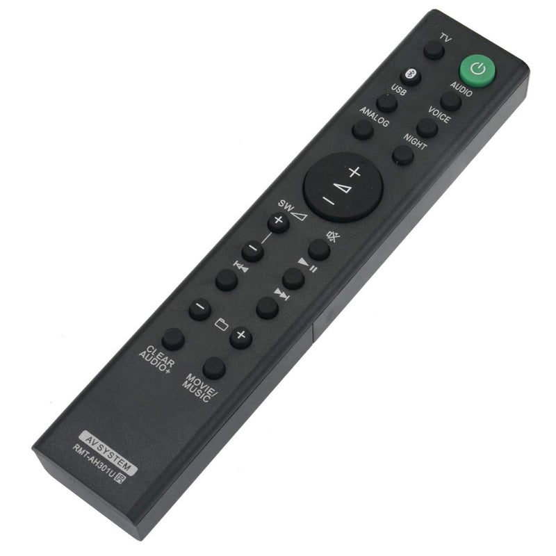 RMT-AH301U Soundbar Replacement Remote Control Applicable for Sony HT-MT300 HT-MT301 HT-MT300/B HT-MT300/W HTMT300 HTMT301 Sound Bar - LeoForward Australia