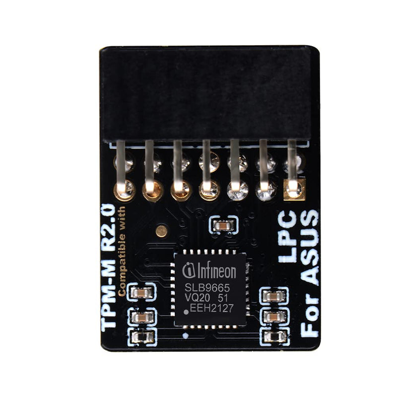  [AUSTRALIA] - NewHail TPM2.0 Module LPC 14Pin Module with Infineon SLB9665 for ASUS Motherboard Compatible with TPM-M R2.0