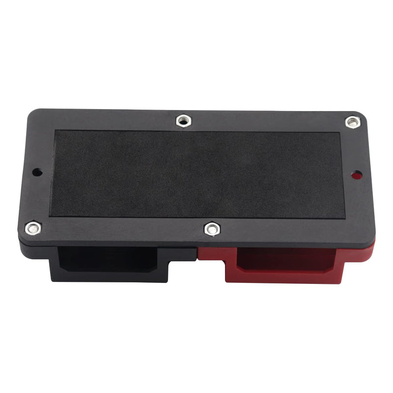  [AUSTRALIA] - T Tocas 400A Bus Bars Power Distribution Block Busbar with Cover (8x3/8" Studs, Red and Black) Bus Bar Box Copper 48V DC 8XM10 Red and Black Cover