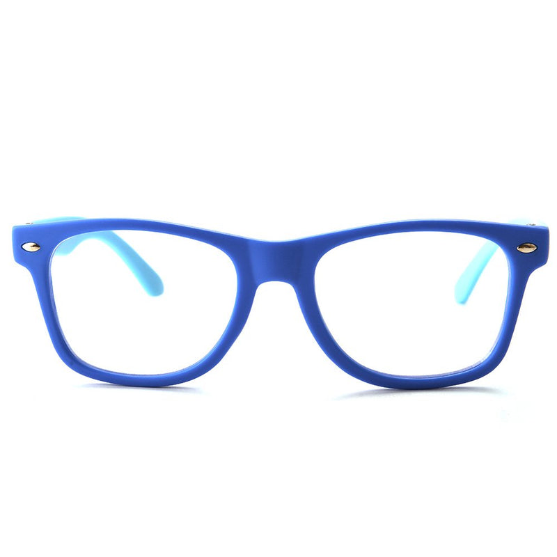  [AUSTRALIA] - Gudzws Kids Blue Light Blocking Glasses Rectangle Digital Boys Girl Age for 5-12