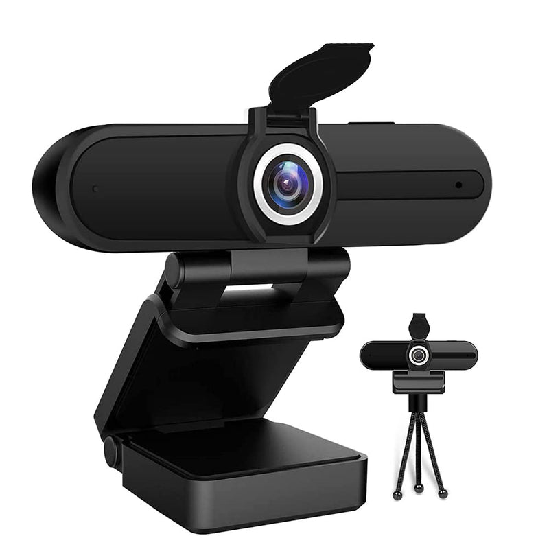  [AUSTRALIA] - HDZIYU 4K Webcam with Microphone, 8MP Laptop PC Desktop Computer Web Camera, USB Ultra HD Webcam with Tripod for Video Calling Recording Streaming Video Conference W8A