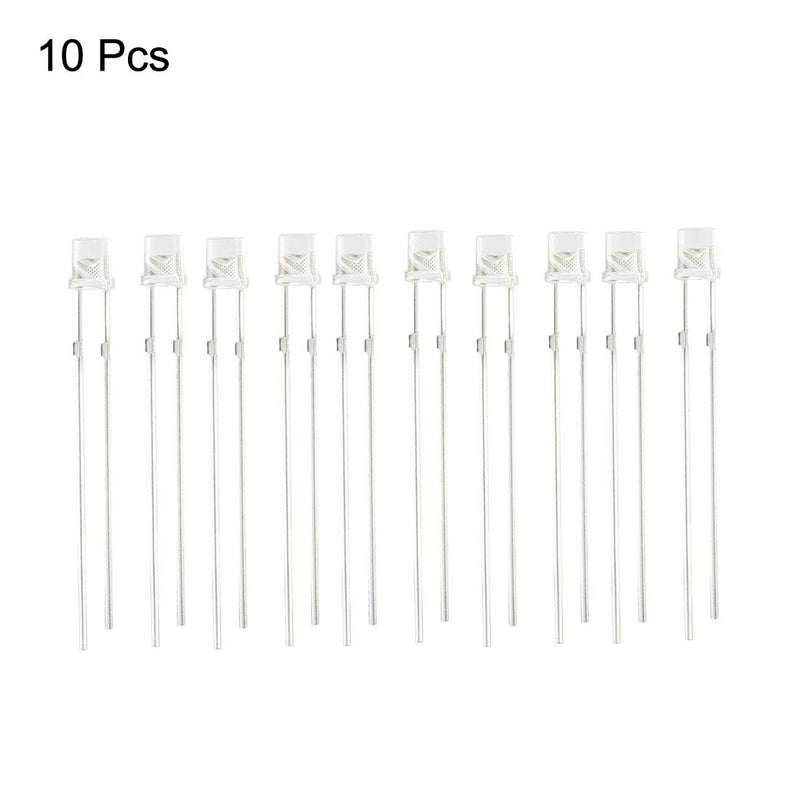  [AUSTRALIA] - uxcell 10pcs Photosensitive Diode Photodiodes Light Sensitive Sensors,3mm Clear Flat Head Receiver Diode