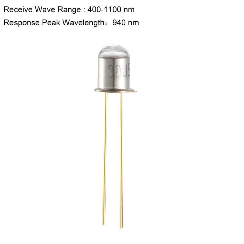  [AUSTRALIA] - uxcell 3pcs Photosensitive Diode Photodiodes Light Sensitive Sensors,5mm Round Head Receiver Diode