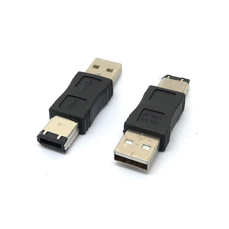  [AUSTRALIA] - Toptekits Firewire IEEE 1394 6 Pin Male to USB A Male Convertor Jack M/M Adapter by Toptekits IEEE 1394 Male to USB Male