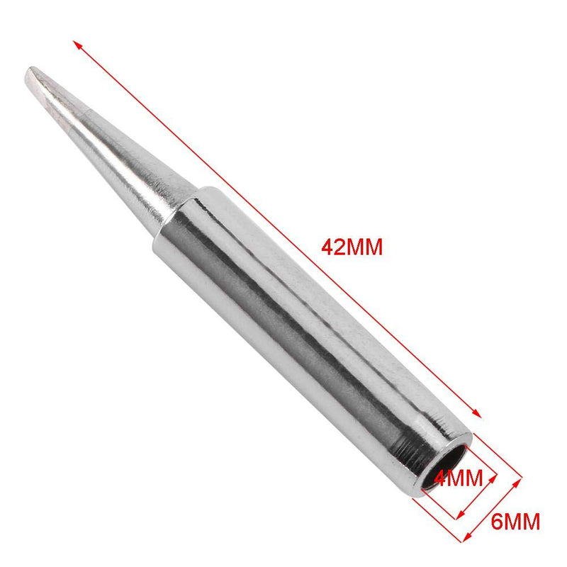  [AUSTRALIA] - 900M-T Series Copper Base Lead-free Solder Iron Tips Set Electroplating Iron and Nickel Replaceable Low Temperature Soldering Shape I B K 1.2D 1.6D 2.4D 3.2D 2C 3C 4C(10 pcs Tips +1 Retaining Sleeve) 10 pcs Tips +1 Retaining Sleeve