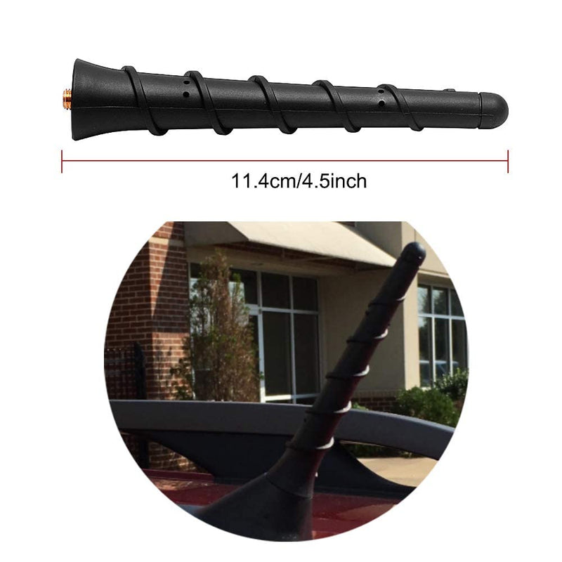  [AUSTRALIA] - 4.5 Inch Antenna for 2011-2022 Jeep Cherokee Grand Cherokee Compass Renegade Dodge Journey Avenger Durango Dart Chrysler 200 Fiat 500 | Car Replacement Antenna Jeep Accessories J eep Cherokee 4.5 Inch