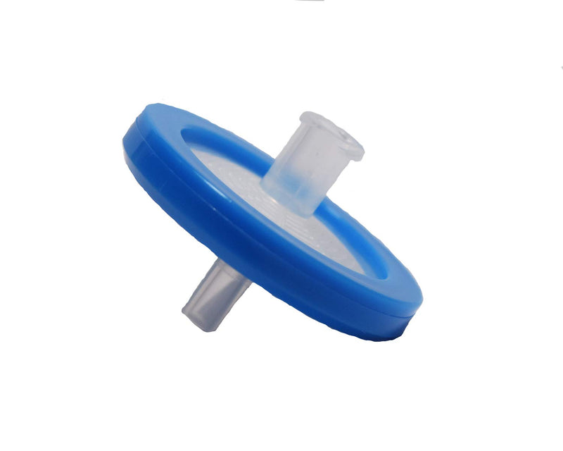 ADVANGENE Syringe Filter Sterile, PVDF, 0.45 Micron 30mm, PVDF Blue (30/pk) - LeoForward Australia