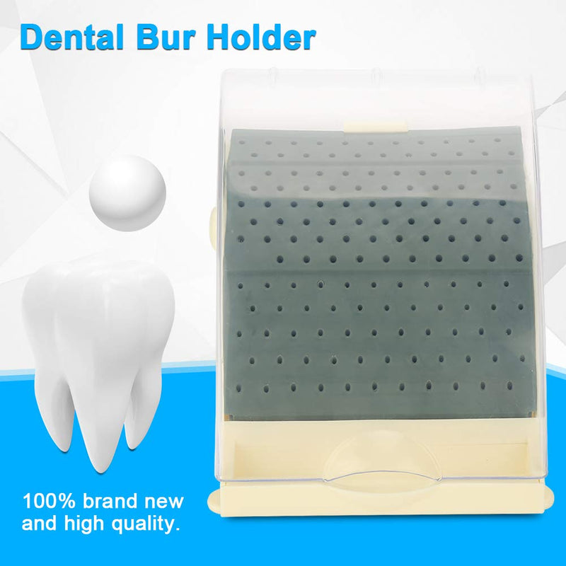  [AUSTRALIA] - Bur Box Dental, Yosoo 142 Holes Dental Bur Holder Block Stand Disinfectant Case with Pull-Out Drawer