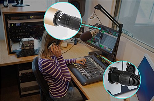  [AUSTRALIA] - J&D XLR Cable (2 Pack), XLR Male to Female Microphone Cable, 3 Feet