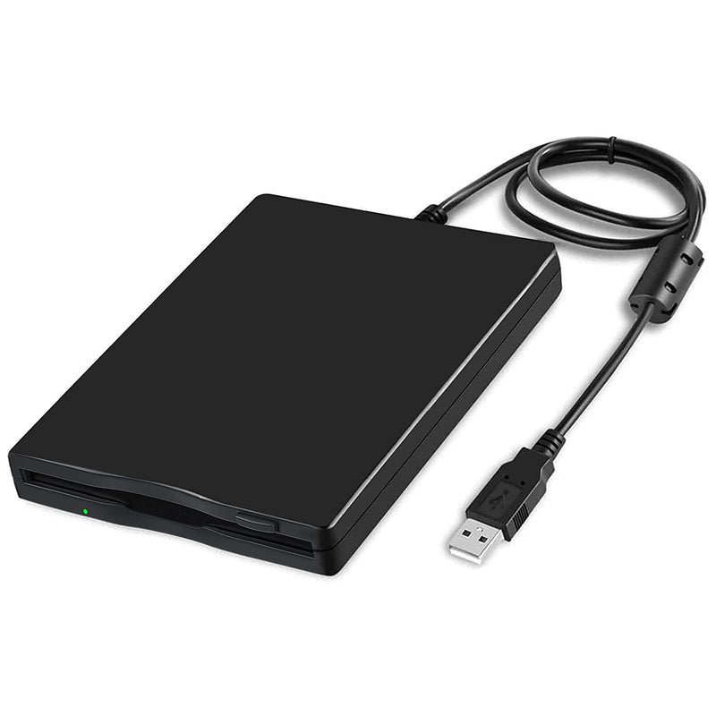  [AUSTRALIA] - Floppy Disk Reader External Floppy Disk Drive Floppy Disk Reader USB 3.5-inch USB Floppy Disk Reader 1.44 MB FDD Portable Floppy Disk for PC Windows/XP / 7/8/10/11 Plug and Play black neutral medium