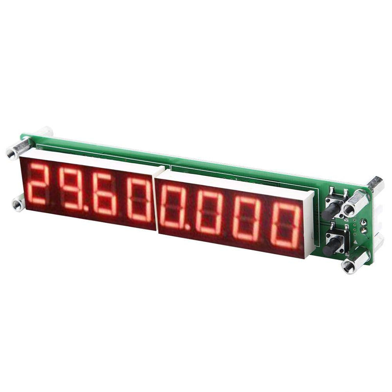  [AUSTRALIA] - PLJ-8LED-H RF 0.1~1000 MHz test module frequency counter, digital signal frequency counter cymometer (red) font with red backlight