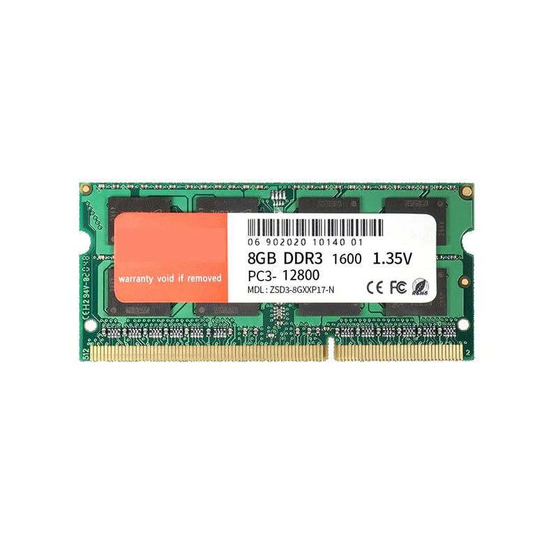  [AUSTRALIA] - Yoolbixy DDR3 8GB 1600MHz (PC3-12800) Unbuffered Non-ECC 1.5V UDIMM 204 Pin Laptop Notebook PC Computer Memory RAM Module Upgrade