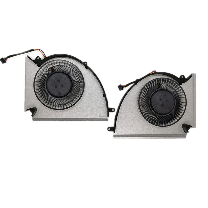  [AUSTRALIA] - TXLIMINHONG New Compatible CPU and GPU Cooling Fan for MSI GP76 GE76 GE76238 Series PABD1A010SHL-N452 PABD1A010SHR-N451 0.6A 12VDC