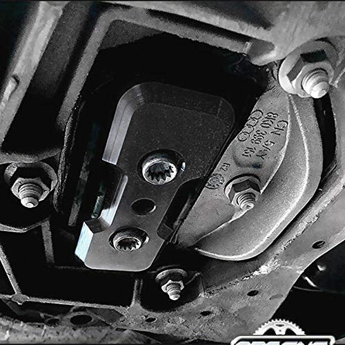 PQY Billet Transmission Mount Insert Compatible with Audi B8 B8.5 A4 S4 A5 S5 SQ5 Q5 8K0399151BD black - LeoForward Australia