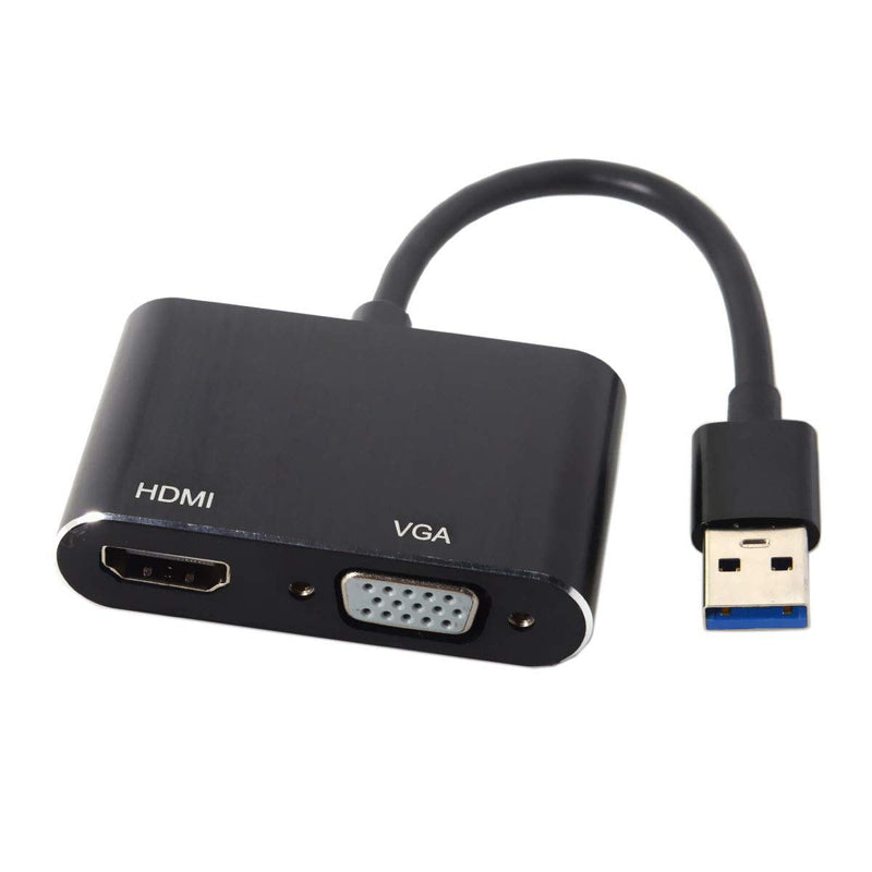  [AUSTRALIA] - CY USB 3.0 2.0 to HDMI VGA HDTV Adapter Cable External Graphics Card for Windows Laptop