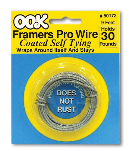  [AUSTRALIA] - OOK 50173 Framers Galvanized Hanging Wire Supports Up to 30 Pounds