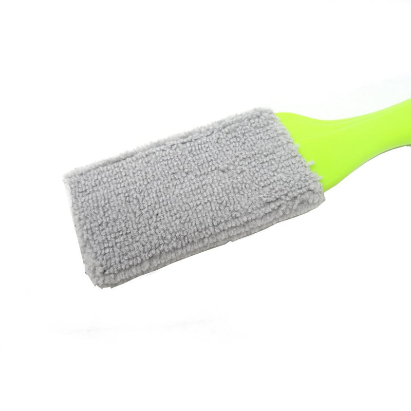  [AUSTRALIA] - yueton Double Ended Portable Cleaning Brush Mini Hand Held Magic Brush Duster for House, Car, Office (Light Green) Light Green