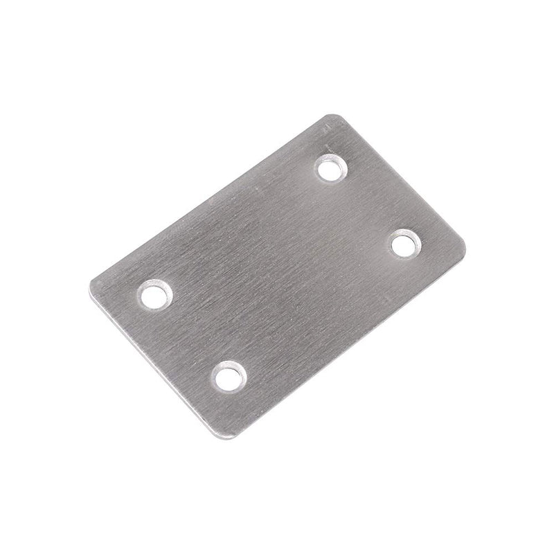 VinBee 20 PCS Flat Metal Straight Brace Bracket,1.5mm Thickness Metal Flat Straight Mending Plates Fixing Corner Brace (2.4 x 1.5 Inches) - LeoForward Australia