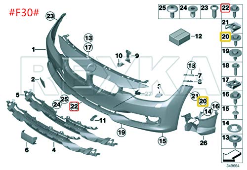 Rexka 50 pcs M4.8-1.61 x 16mm Hex Head Sems Screws for BMW Wheel Arch Trim Underfloor Coating Rear Trim Cover Underhood Shield 07147129160 E46 E60 E63 E66 E70 E82 E83 E90 07-14-7-129-160 - LeoForward Australia