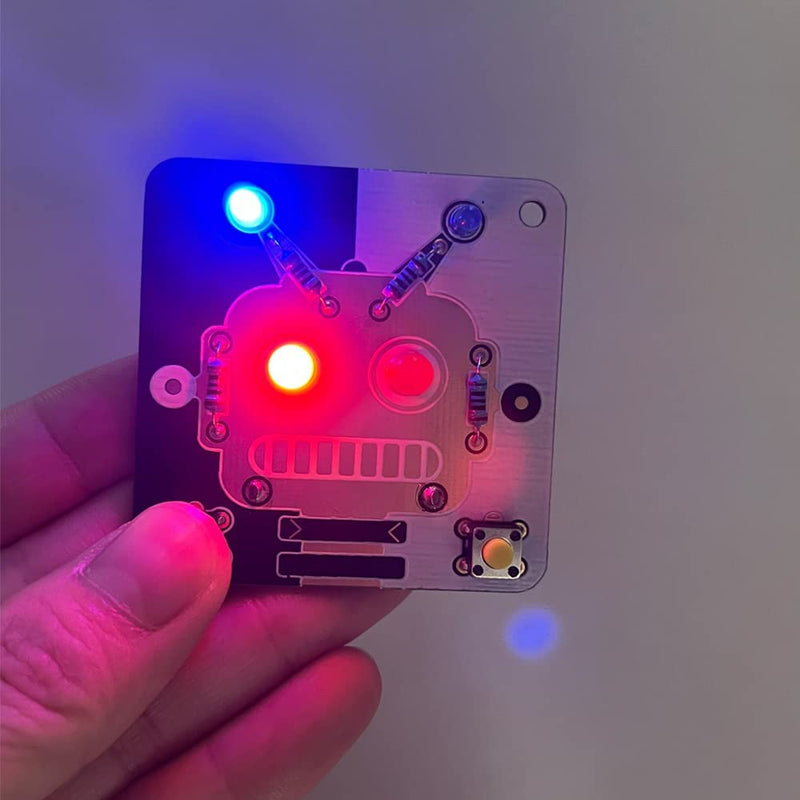  [AUSTRALIA] - Treedix Soldering Practice Projects DIY Electronics Kits Circuit Board Training Board with Battery for Beginners, Students and DIY Enthusiasts