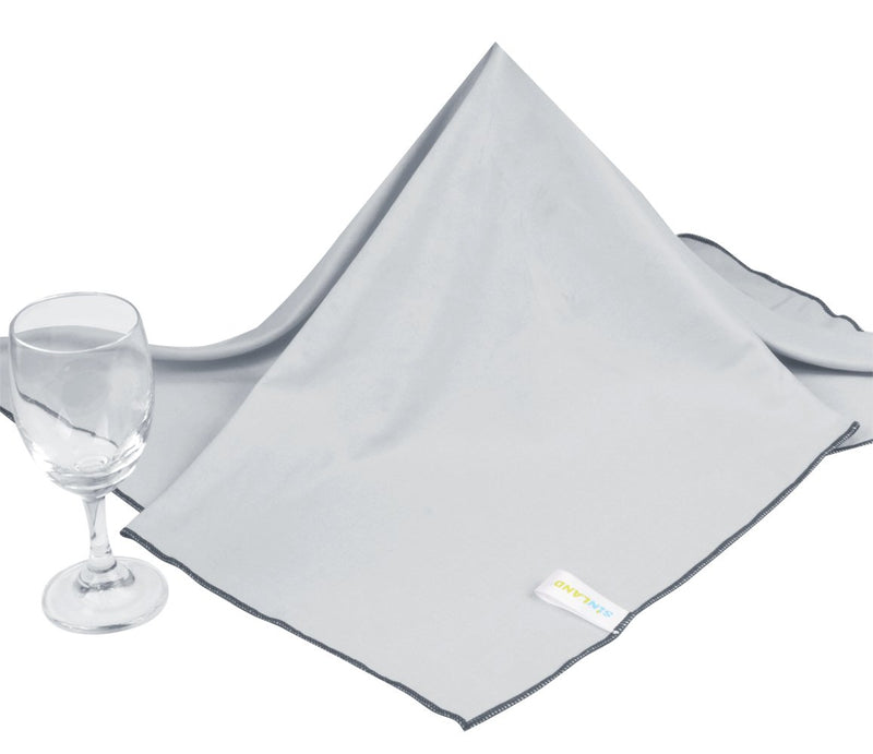  [AUSTRALIA] - SINLAND Microfiber Glass Polishing Cloths Thick Lint -Free Drying Towels for Wine Glasses Stemware Dishes Stainless Appliances 20 Inch X 25 Inch Pack of 2 Grey … 2 Pcs 20inch*25 Inch Light Grey