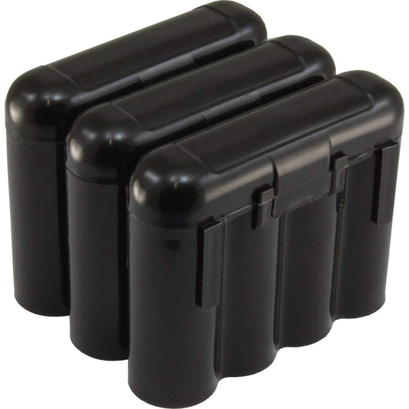 4 AA/AAA / CR123A Black Battery Holder Storage Cases - LeoForward Australia