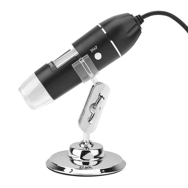  [AUSTRALIA] - 50X-500X Magnification Microscope, 0.3MP USB Digital Microscope, LED Pocket Size Handheld Microscope/Magnifier for Computer