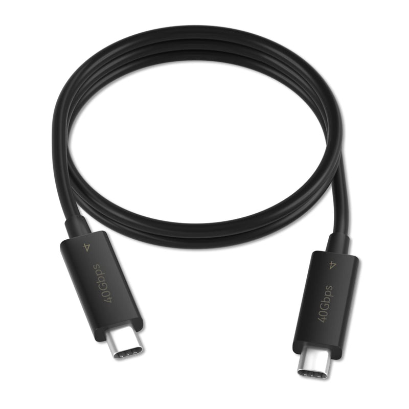  [AUSTRALIA] - Short USB-4 Cable 2.6ft/0.8m 40Gbps/100W, BolAAzuL 8K USB 4 to USB 4 Cable USB3/USB-C Compatible for Type-C Mac Books, i Pad Pro, Hub, Docking USB 4-0.8M