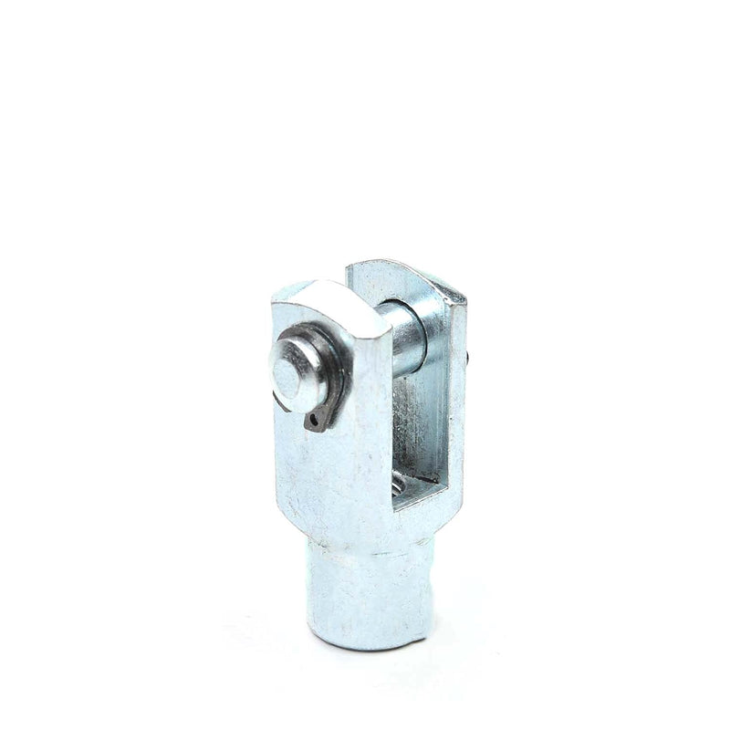  [AUSTRALIA] - Othmro Cylinder Clevis,2Pcs Air Cylinder Rod Clevis End M10x1.25 Female Thread 52mm Length  Y Type Connector Metal Pneumatic Air Cylinder Connectors Fittings for Air Cylinder Foot Mounting Work