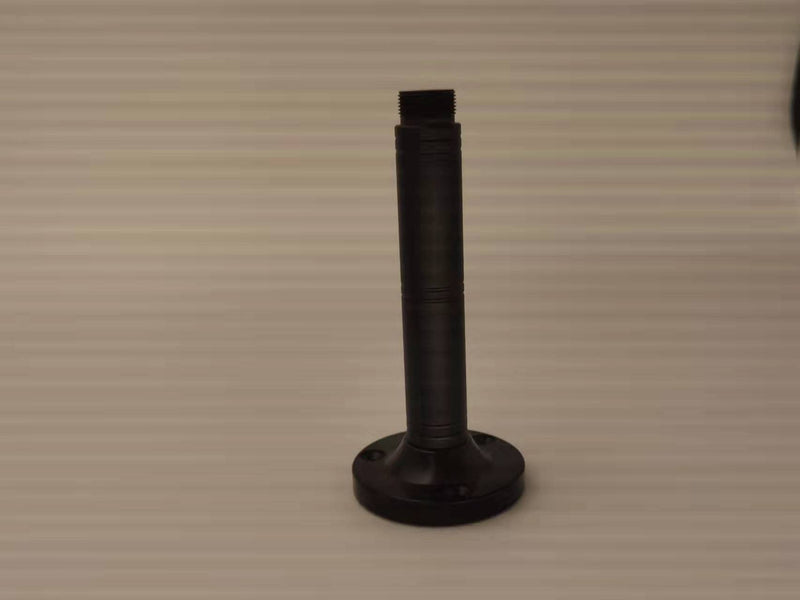  [AUSTRALIA] - Extension Tube For Mic 5/8 Male ,4 inch(Extra-long&thick),Extension Pipe for Wall Mount Mic Stand Used for Various Mounting Devices like Micphone Gooseneck ,Clip,Stand & Black 1Pack