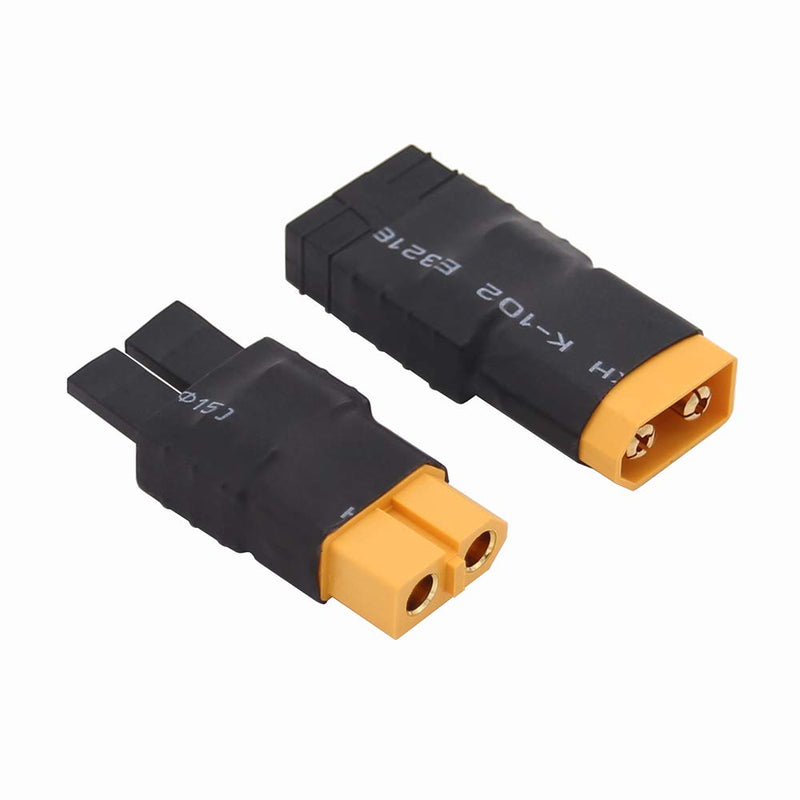  [AUSTRALIA] - OliRC 4pcs Compatible with TRX Style to XT60 XT-60 Male Female Connector Adapter(C155-4)