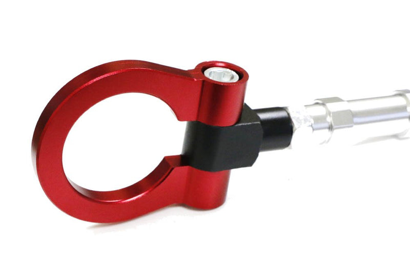  [AUSTRALIA] - iJDMTOY Red Track Racing Style Tow Hook Ring Compatible with 2005-2010 Scion tC, Made of Lightweight Aluminum