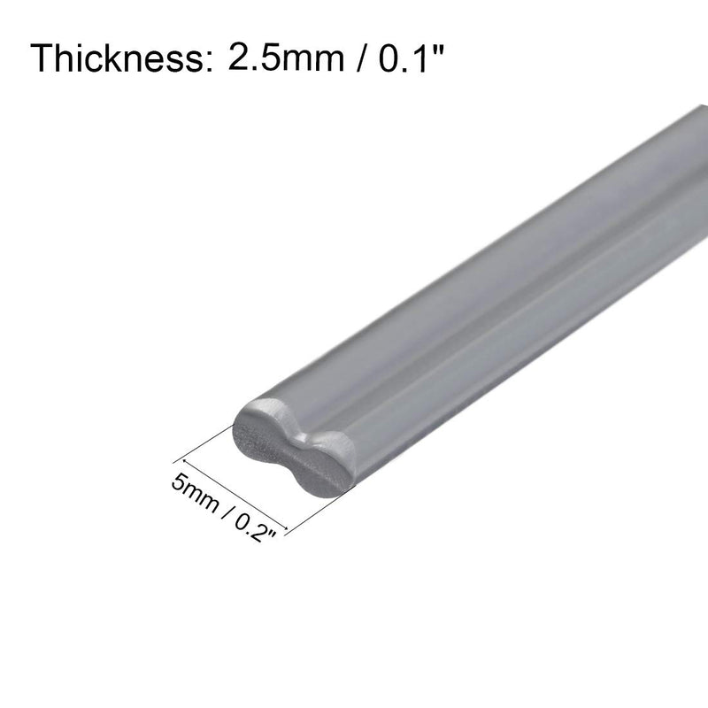  [AUSTRALIA] - uxcell 3/16-inch Plastic Welding Rods PVC Welder Rods for Hot Air Gun 3.3ft Grey