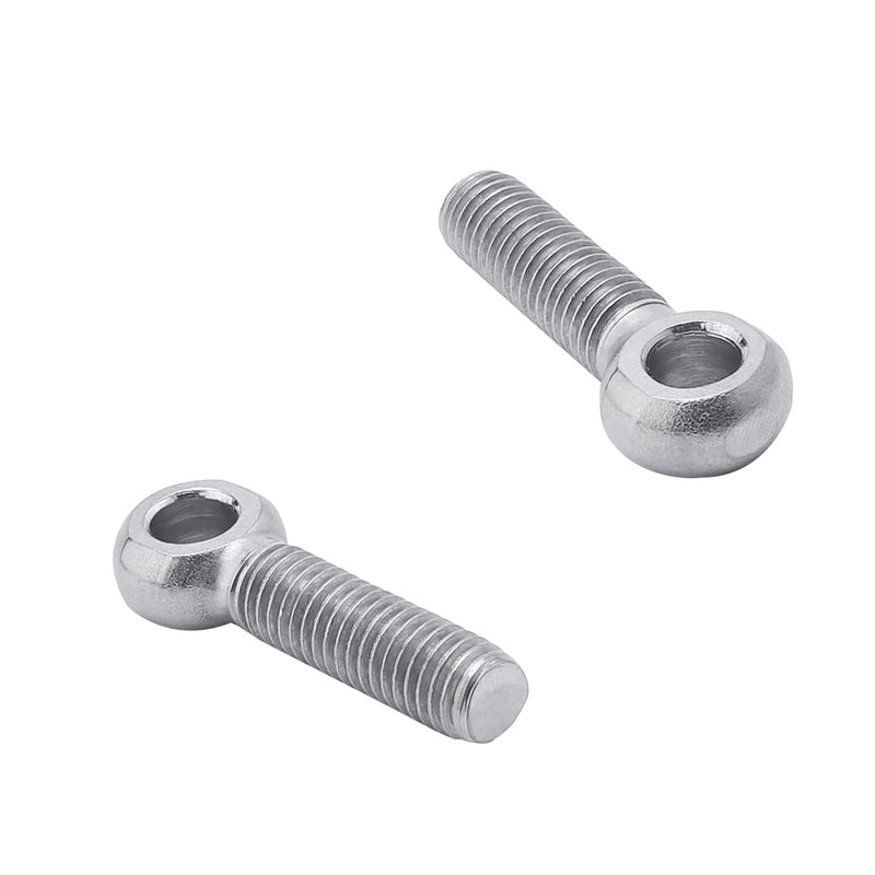  [AUSTRALIA] - MroMax M10 x 40mm Machinery Shoulder Swing Lifting Eye Bolt 304 Stainless Steel Metric Thread 2pcs M10*40