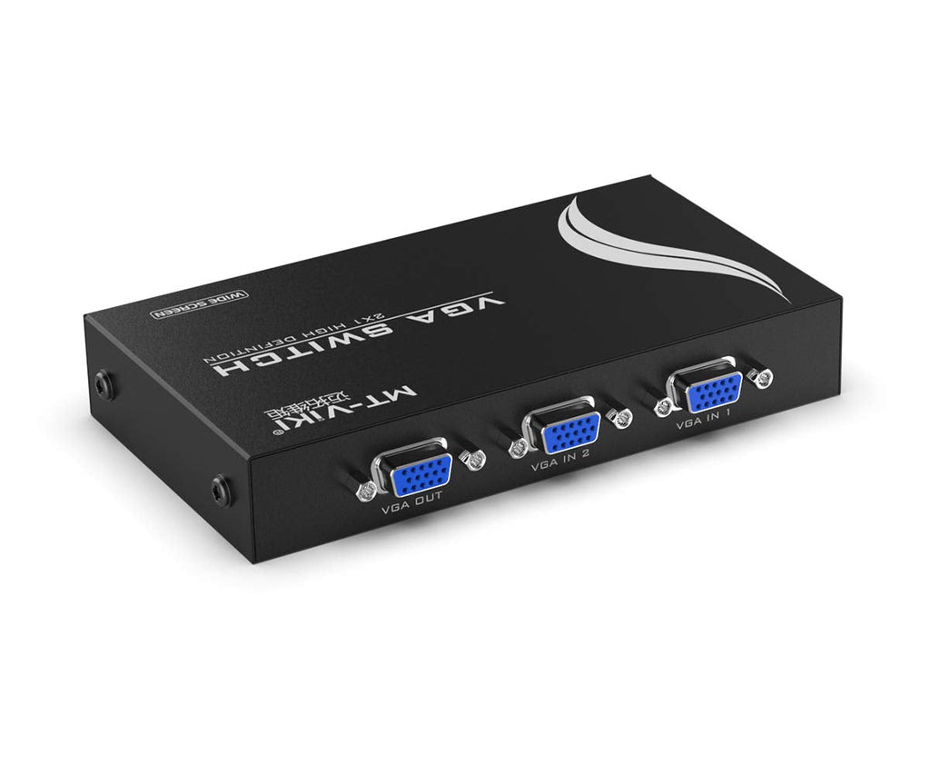  [AUSTRALIA] - MT-VIKI 2 Port VGA Switch Video Selector Switcher Box (2 Input 1 Output) 2 in 1 out