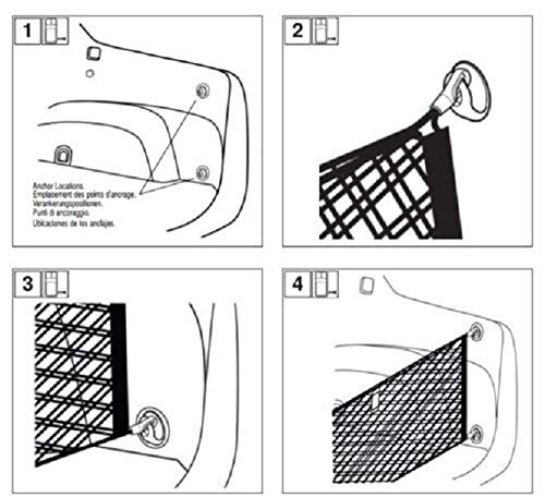  [AUSTRALIA] - TrunkNets Inc Envelope Style Trunk Cargo Net Rear For Subaru Impreza 2017 – 2020 Crosstrek 2018 – 2020 New