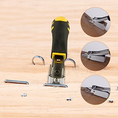  [AUSTRALIA] - WolfWill Upholstery and Construction Heavy Duty Staple Remover Tack Lifter Office Claw Tools Yellow