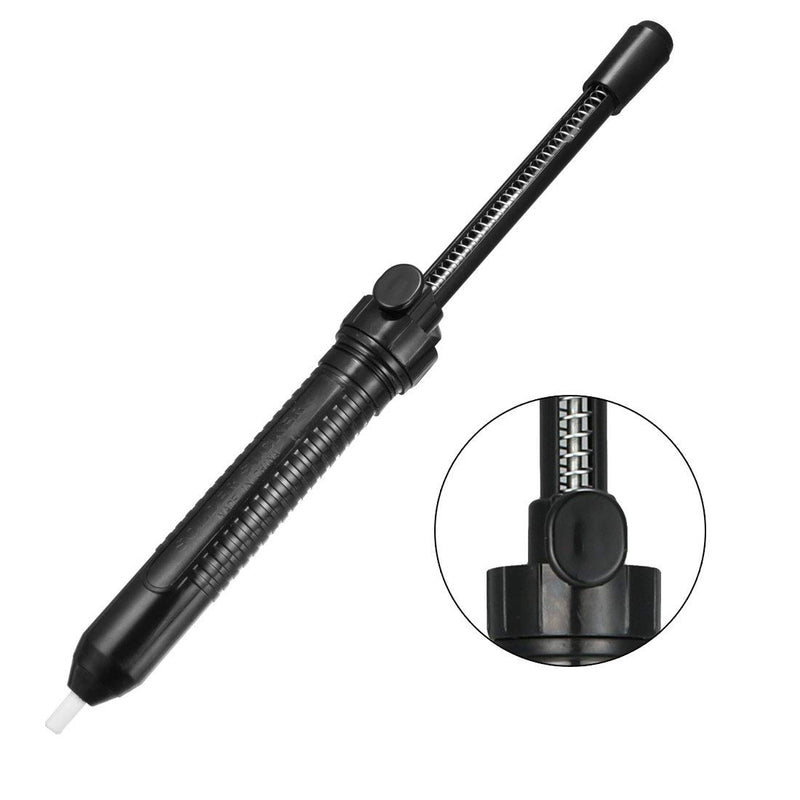  [AUSTRALIA] - uxcell Desoldering Pump 13.2 inches 33.5cm Manual Vacuum Solder Sucker Removal Hand Tool Plastic Black 2pcs