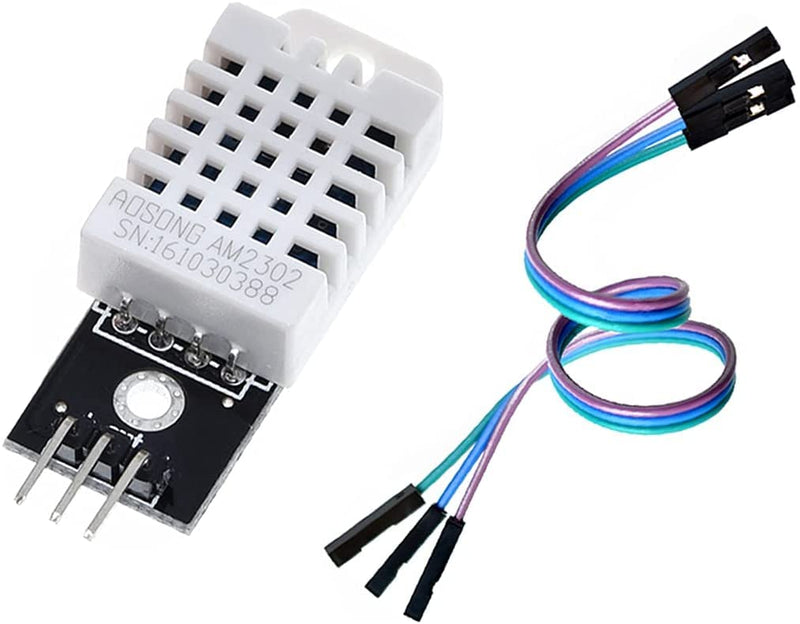 [AUSTRALIA] - RedTagCanada DHT22 AM2302 Digital Hygrometer Temperature and Humidity Monitor Sensor Module with with Dupont Wires Cables Replace SHT11 SHT15 for Arduino P2 P3 Electronic Practice DIY (1) 1