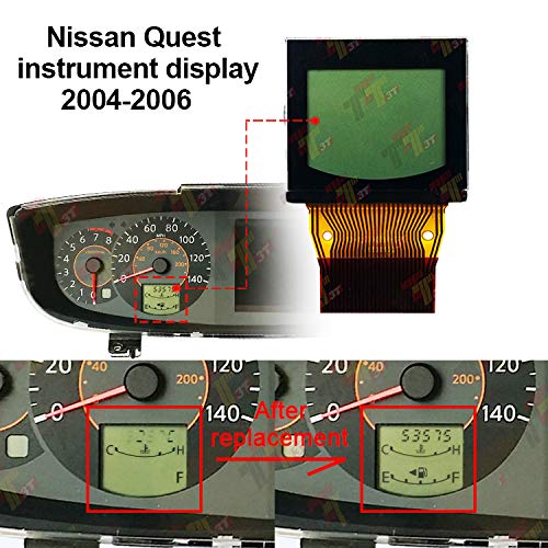  [AUSTRALIA] - ALLWAY Instrument LCD Display for Nissan Quest 2004 2005 2006 Instrument Cluster Speedometer Pixel Repair