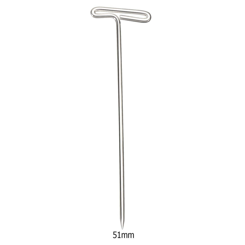 [AUSTRALIA] - Blulu Steel T-pins for Blocking Knitting, Modelling and Crafts 150 Pieces (2 Inch) 2 Inch
