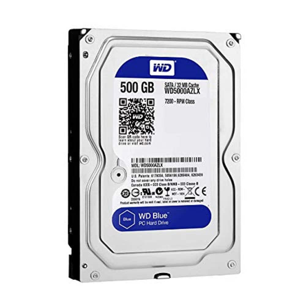  [AUSTRALIA] - WD Blue 500GB Desktop Hard Disk Drive - 7200 RPM Class SATA 6Gb/s 32MB Cache 3.5 Inch - WD5000AZLX
