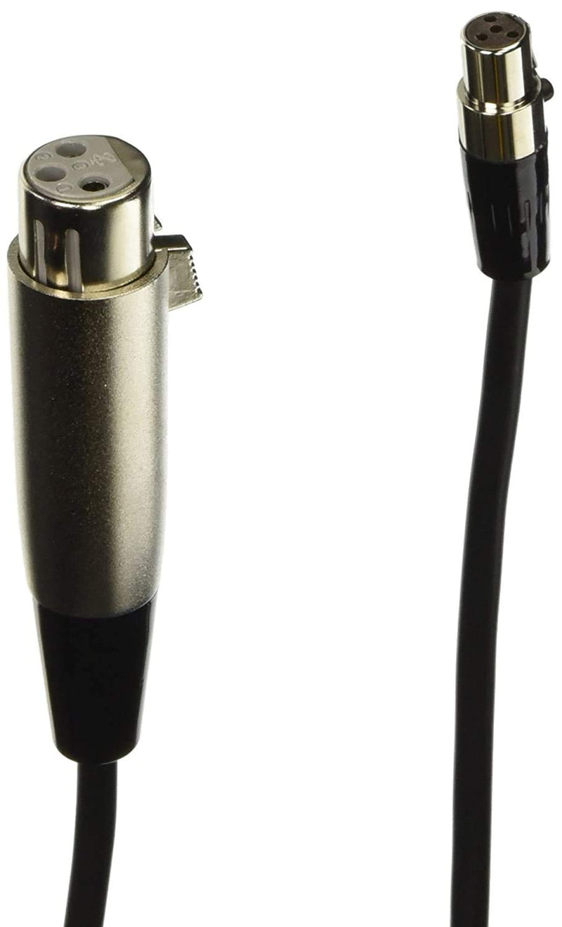  [AUSTRALIA] - Shure WA310 4-Feet Microphone Adapter Cable, 4-Pin Mini Connector (TA4F) to XLR(F) Connector