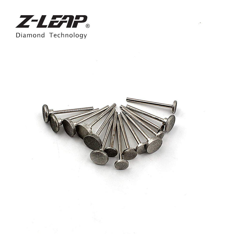 Z-LEAP 50pcs Electroplated Diamond Sanding Head Grinding Burrs Set for Dremel Rotary Tool - LeoForward Australia